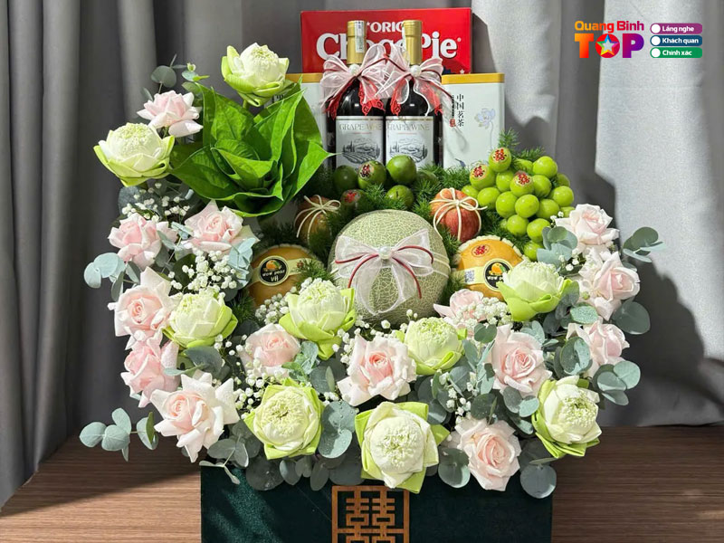 Hoa-tuoi-happy-flower-cake-quangbinhtoplist